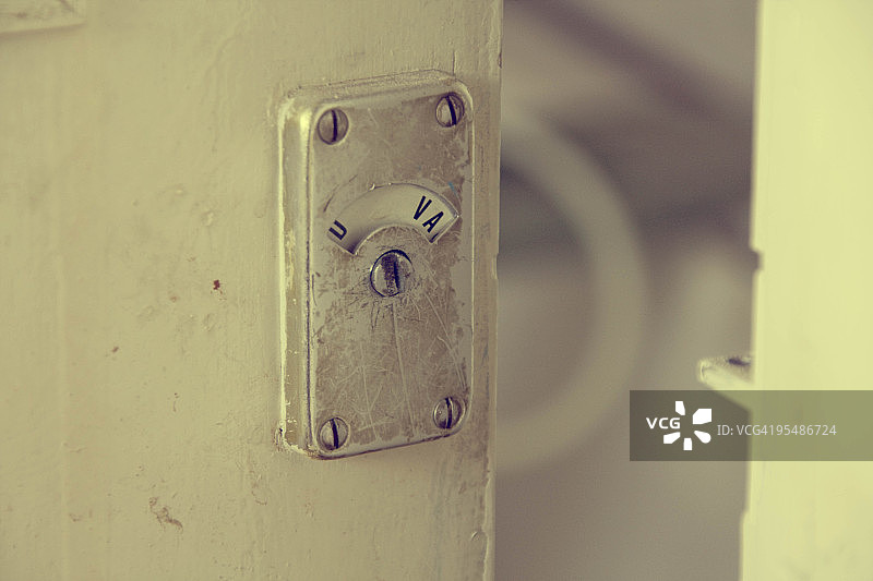 门上的空置标志图片素材