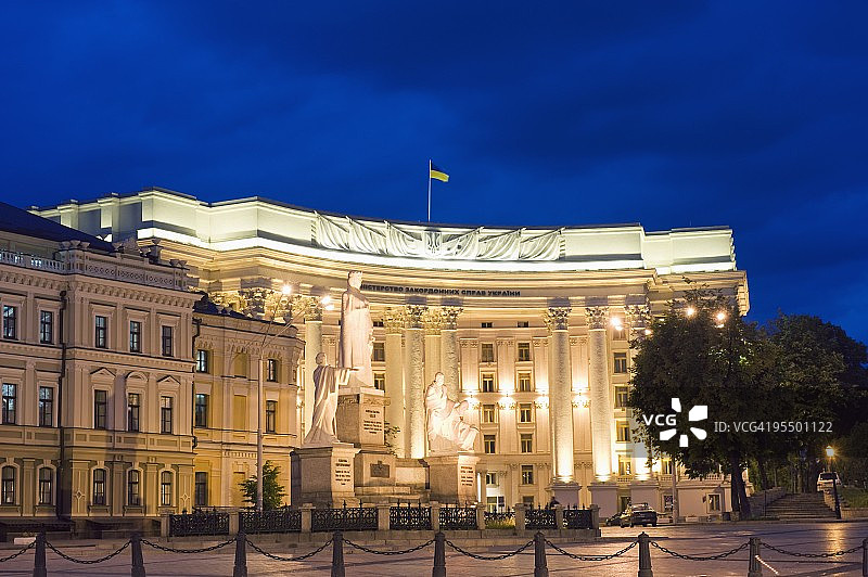 乌克兰基辅外交部大楼图片素材