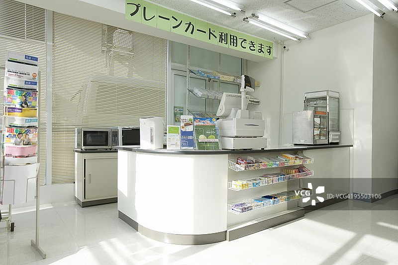 便利店的收银机图片素材