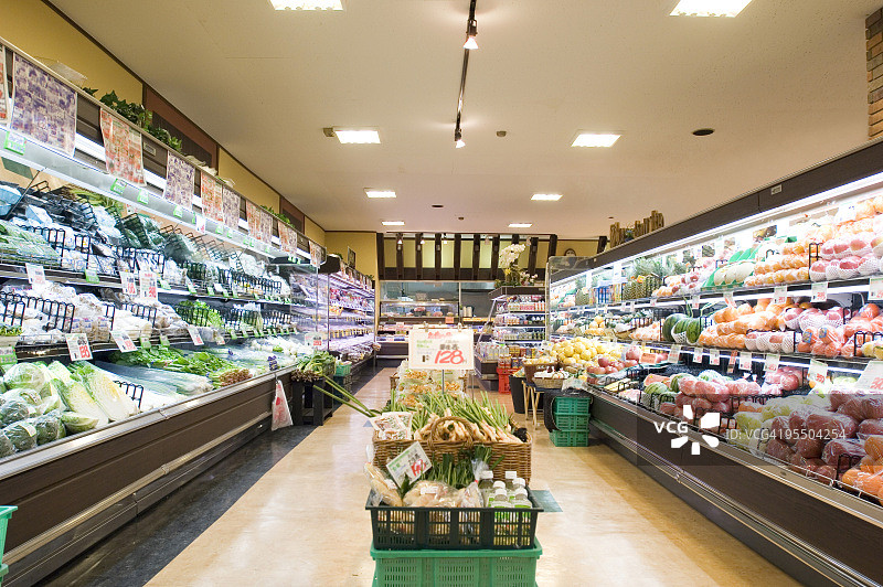 超市通道图片素材