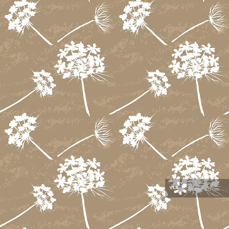 安妮女王的蕾丝无缝图案图片素材