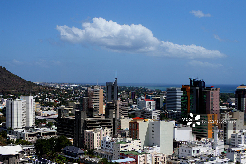 毛里求斯路易港市图片素材