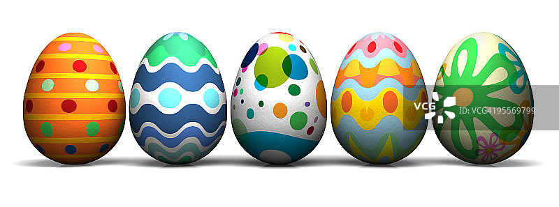 复活节彩蛋线条图片素材