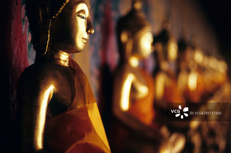 泰国曼谷黎明寺的佛像图片素材
