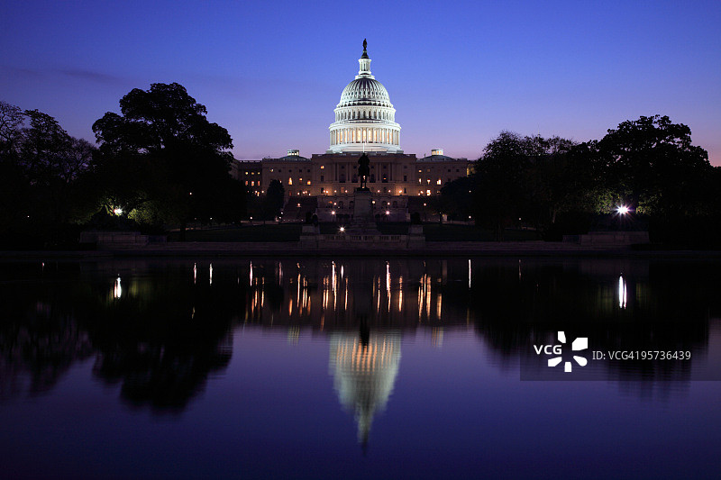 美国国会大厦，华盛顿特区图片素材
