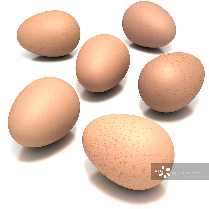 半打棕色鸡蛋图片素材