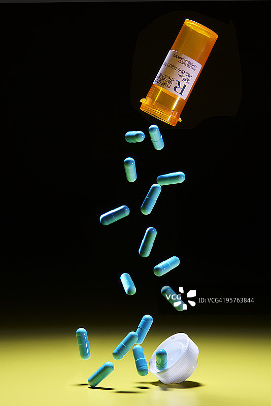 处方药掉落图片素材