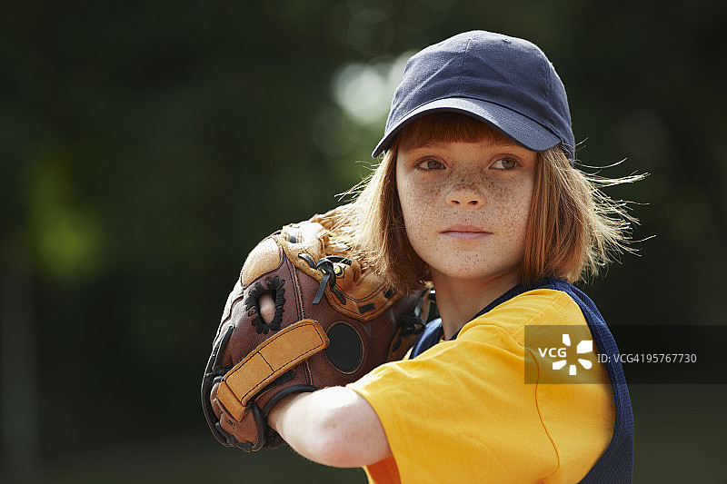 少年棒球投手图片素材