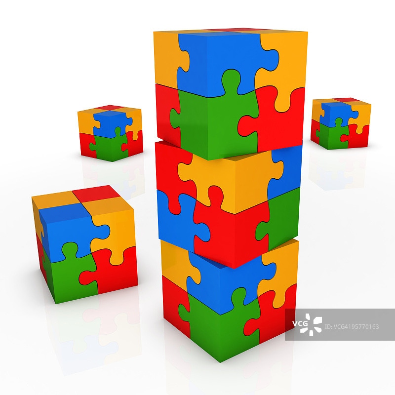 拼图块图片素材