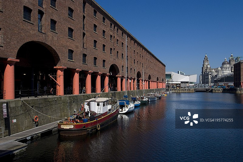 利物浦阿尔伯特码头（英国默西赛德郡）图片素材
