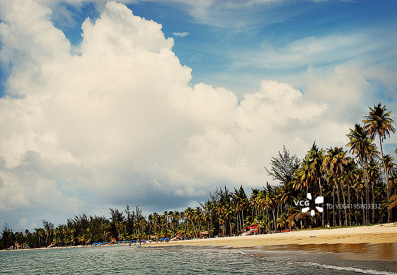 卢基约海滩，波多黎各图片素材