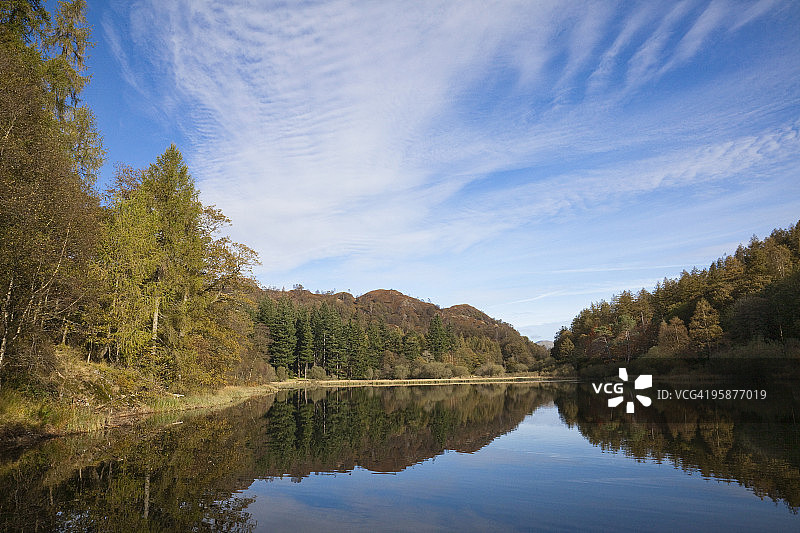 霍姆费尔小水潭的静水图片素材
