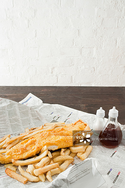 鱼和薯片图片素材