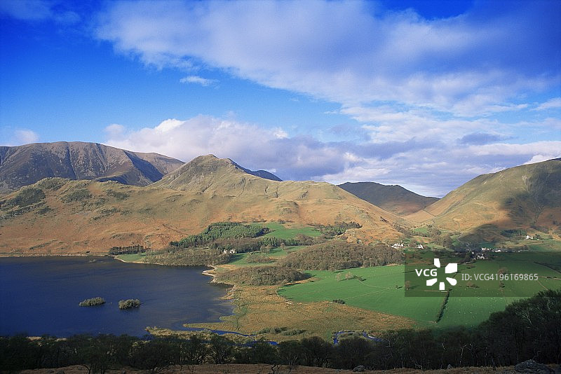 克拉莫克湖，湖区国家公园，坎布里亚，英格兰，英国，欧洲图片素材