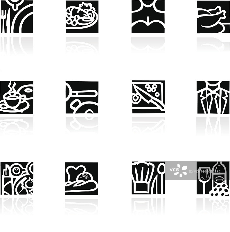 餐厅图标合集图片素材