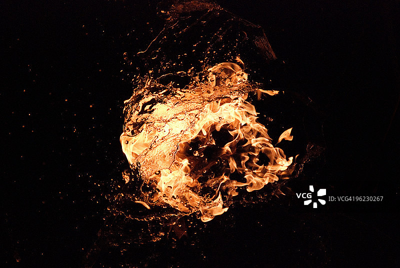 火焰与水图片素材