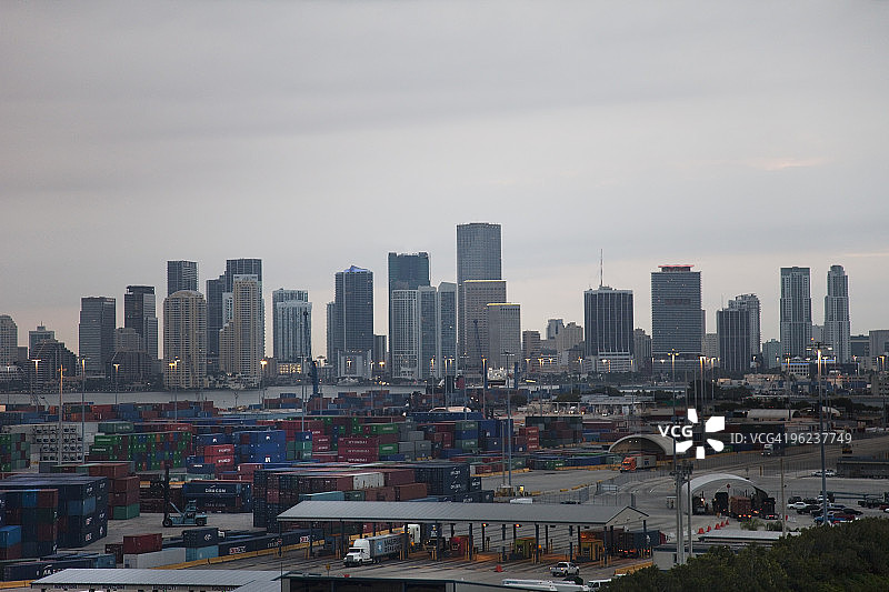 迈阿密港图片素材