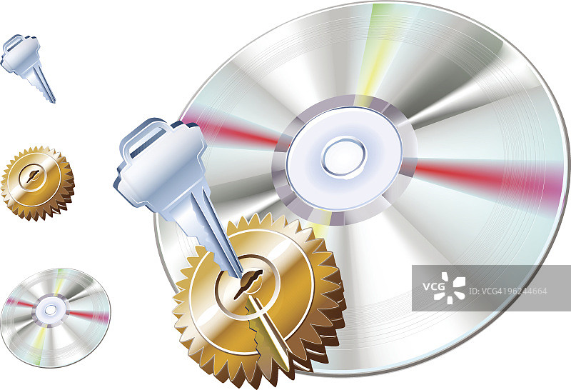 加密光盘图片素材