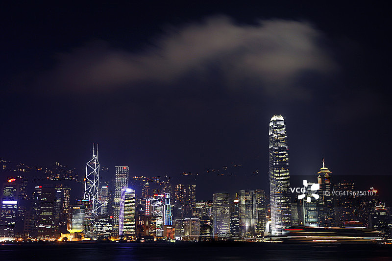 香港的天际线图片素材