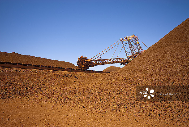 铁矿石堆取料机图片素材