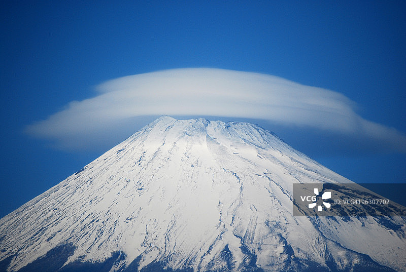 富士山光环图片素材