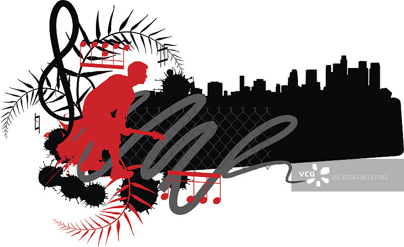 城市音乐图片素材