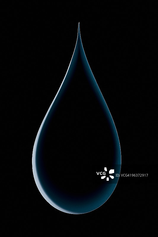 一张纸折叠的水滴图片素材