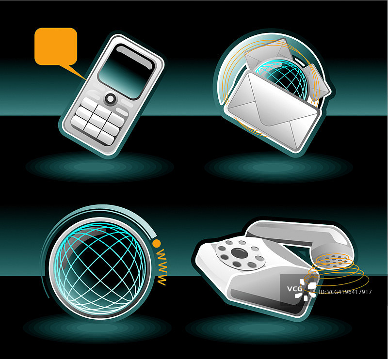 通信图标图片素材