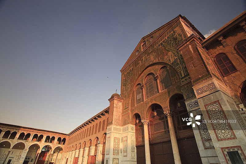 叙利亚大马士革倭马亚清真寺图片素材