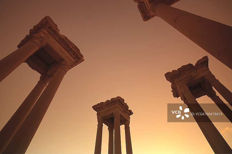 叙利亚，巴尔米拉考古遗址图片素材