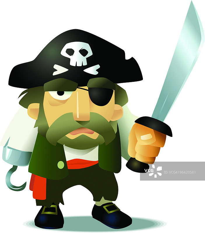 铁钩海盗图片素材