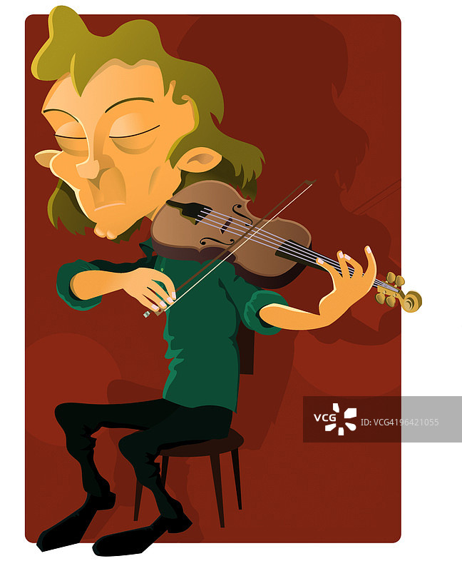 小提琴独奏家图片素材