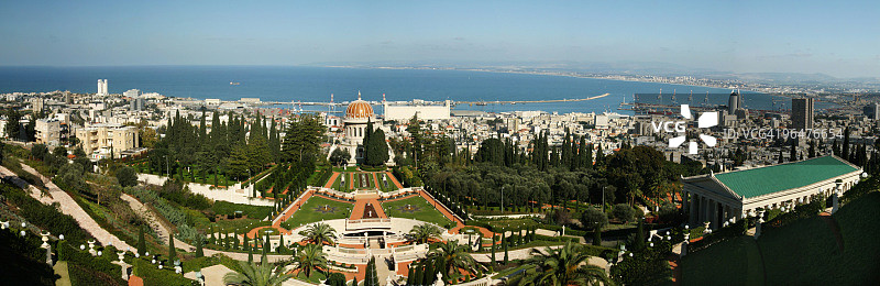 以色列海法全景图片素材