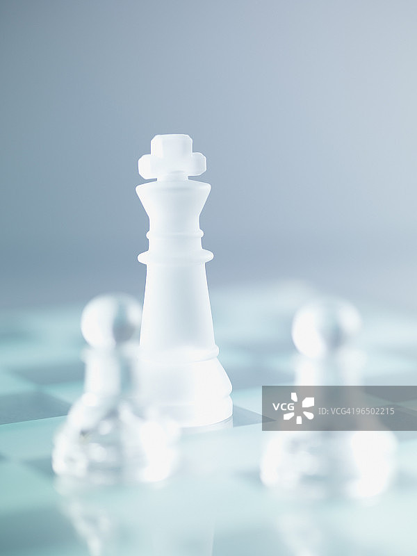 玻璃国际象棋棋子图片素材
