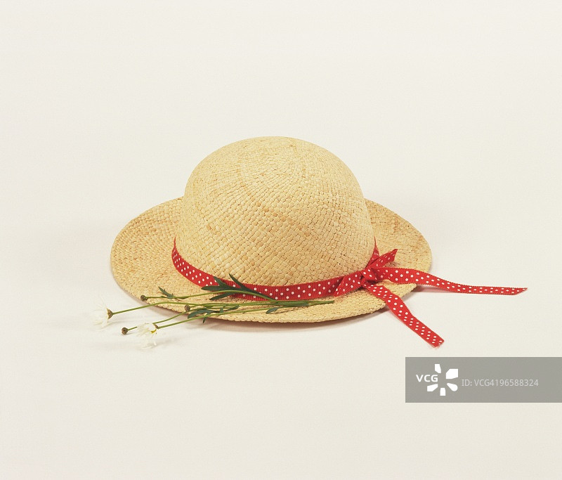 草帽和雏菊图片素材