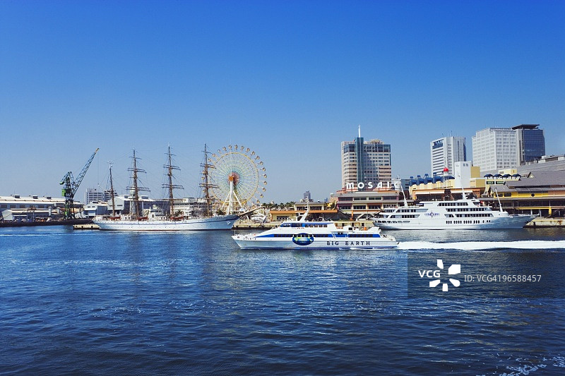 日本兵库县神户港图片素材