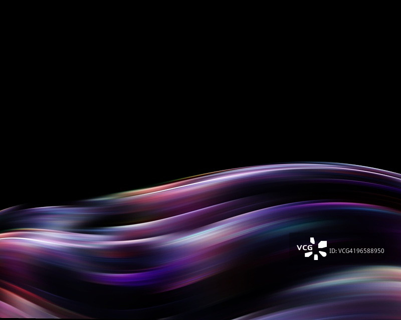 紫色波浪的数字生成图像图片素材