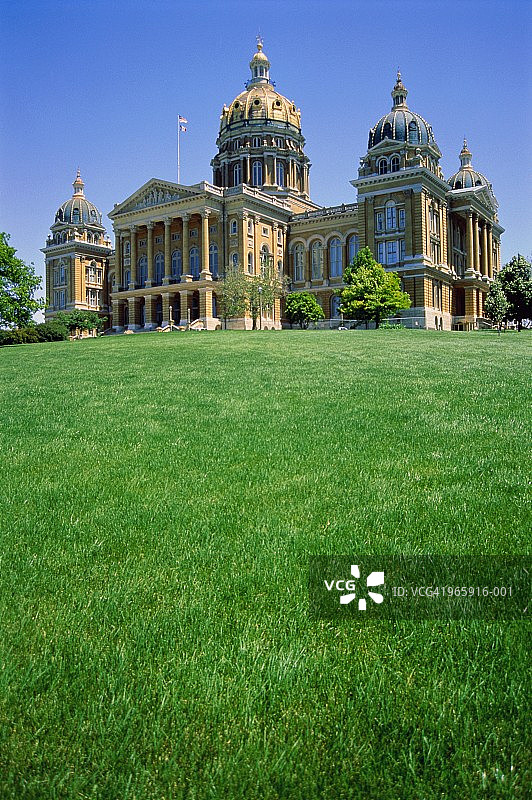 美国艾奥瓦州得梅因州议会大厦图片素材