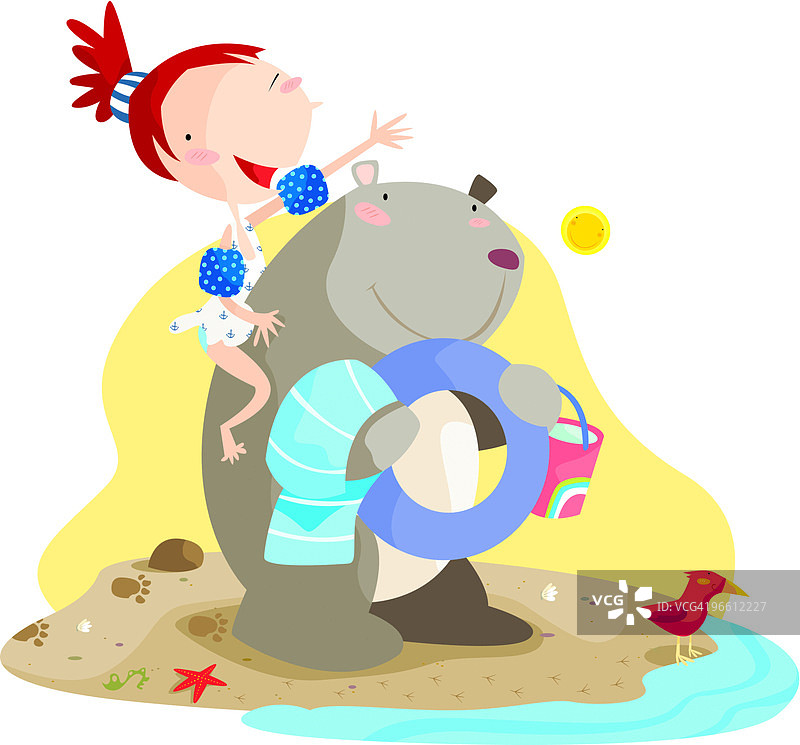 海滩乐趣图片素材
