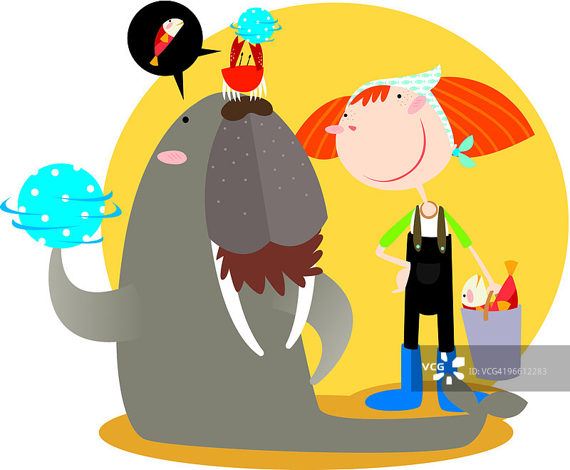 动物园管理员图片素材