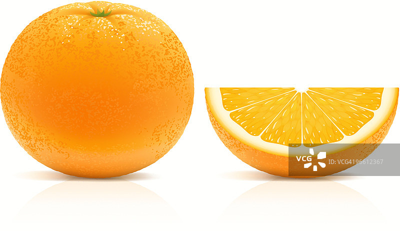 多汁橙子图片素材