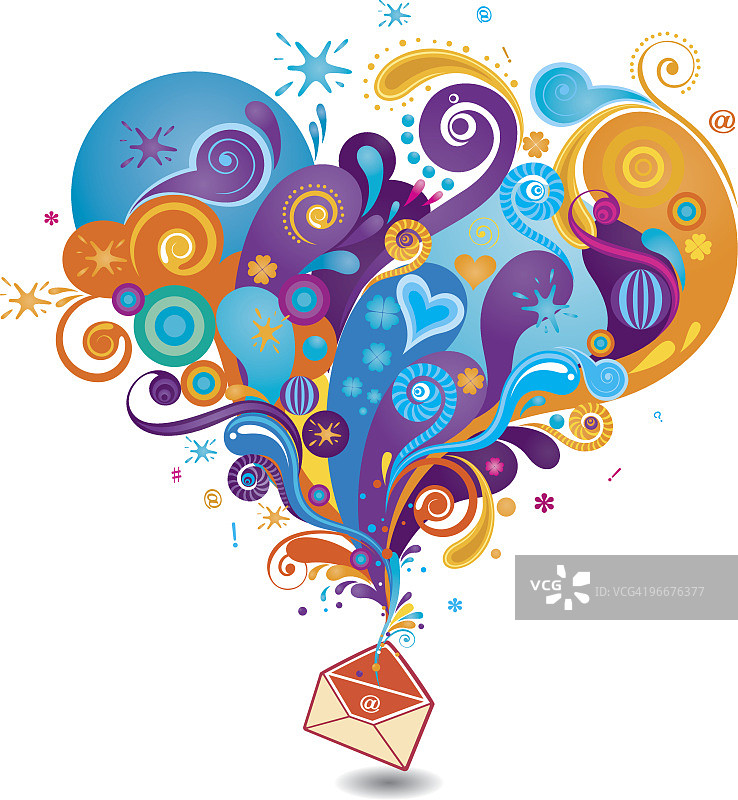 时尚邮件图片素材