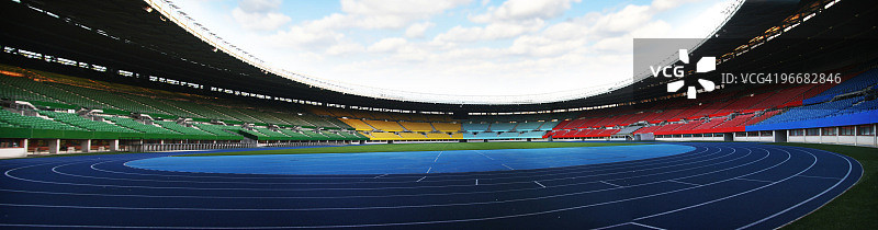 雄伟的体育场全景图片素材