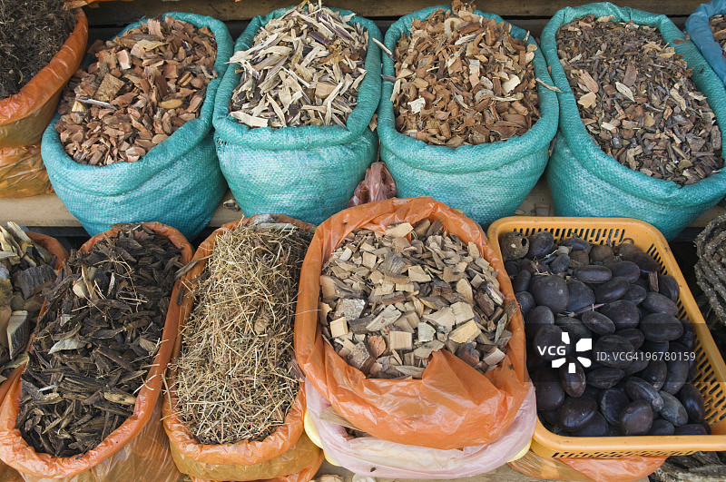 磅同市场上的当地香料图片素材