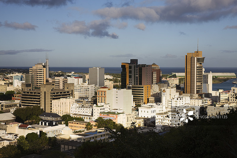 从阿德莱德堡看到的城市景观图片素材