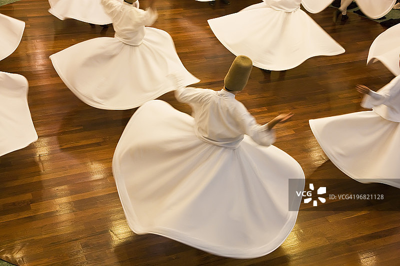 土耳其伊斯坦布尔旋转舞图片素材