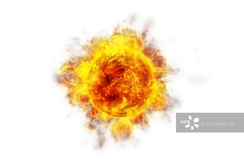 活力阳光（白色）图片素材