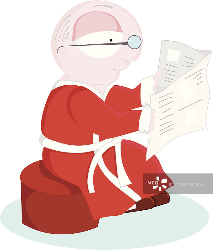 阅读报纸图片素材