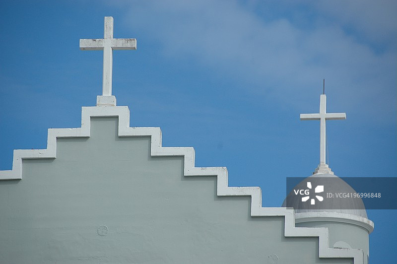教堂屋顶轮廓线图片素材