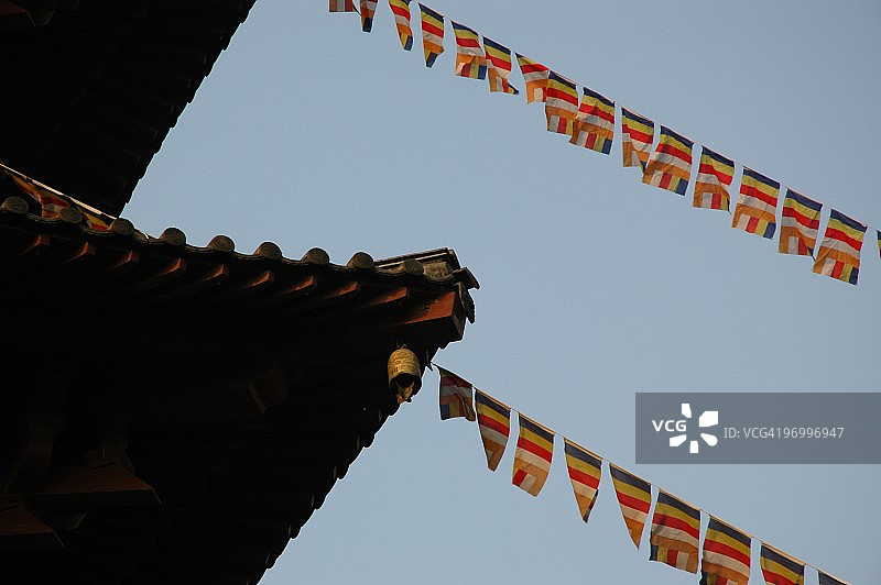 祈祷旗图片素材